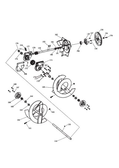 Picture of Gear case, auger