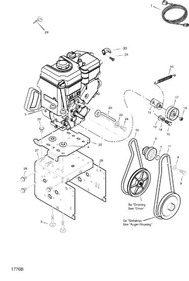 Picture of Engine, belts