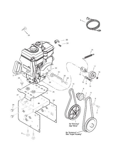 Picture of Engine, belts
