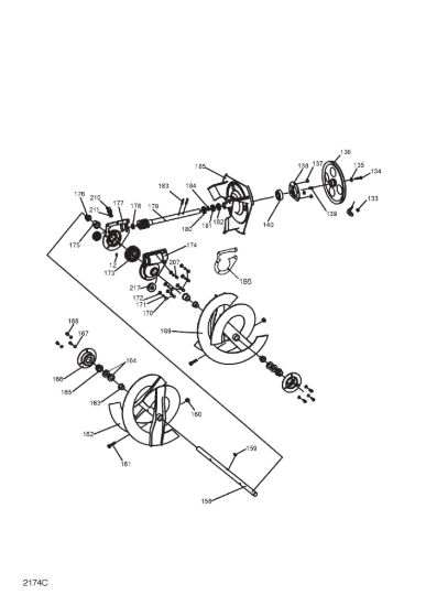 Picture of Gear case, auger