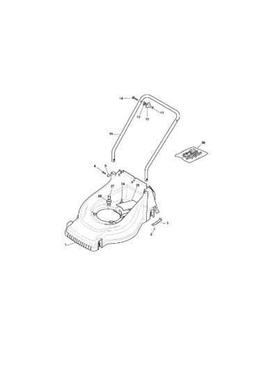 Picture of Chassis e Manico Parte Inferiore