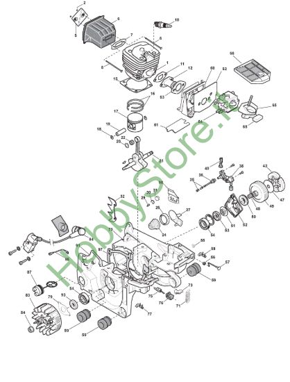 Picture of Motore - Cilindro, Pistone, Albero Motore