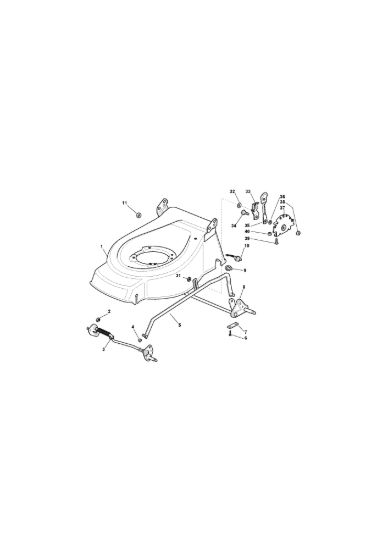 Picture of Chassis E Regolazione Altezza di Taglio