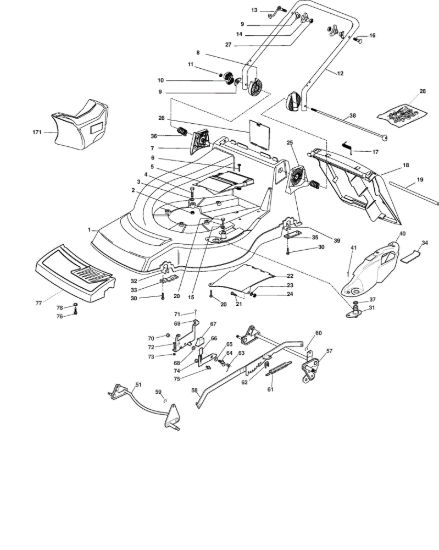 Picture of Chassis E Regolazione Altezza di Taglio