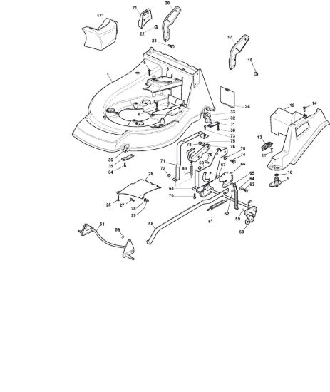Picture of Chassis E Regolazione Altezza di Taglio