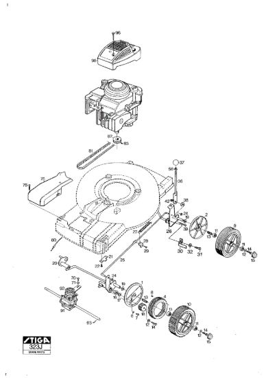 Picture of Chassis E Regolazione Altezza di Taglio