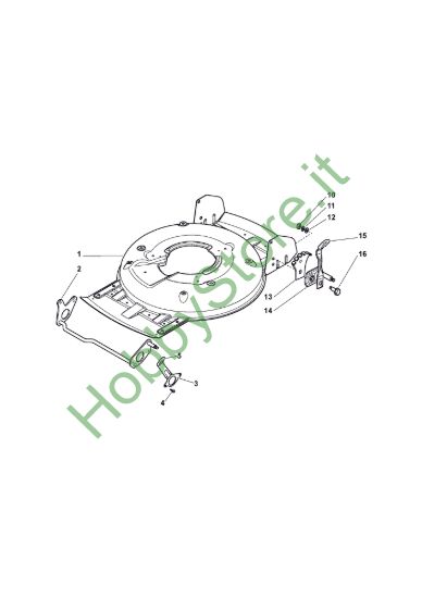 Picture of Chassis E Regolazione Altezza di Taglio