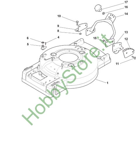 Picture of Chassis e Manico Parte Inferiore