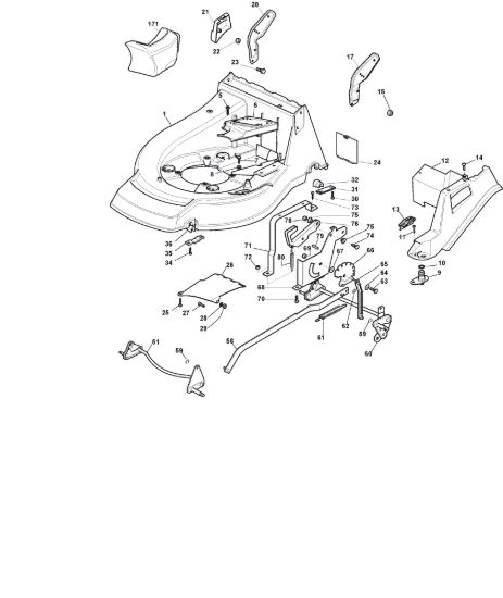 Picture of Chassis E Regolazione Altezza di Taglio