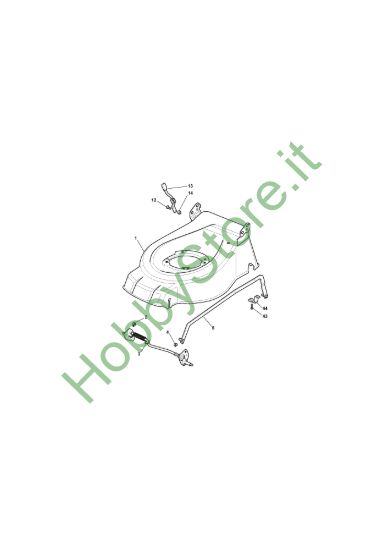 Picture of Chassis E Regolazione Altezza di Taglio