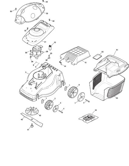 Picture of Chassis E Regolazione Altezza di Taglio