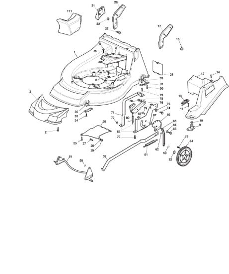 Picture of Chassis E Regolazione Altezza di Taglio