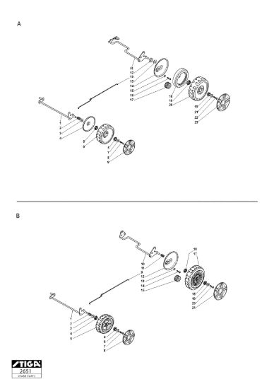 Picture of Wheel Suspension (Plastic Wheels)