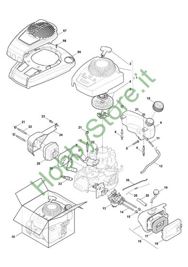 Picture of Motore - ST. RV100