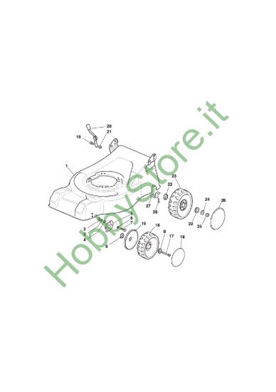Picture of Chassis, Regolazione Altezza e Coprimozzi