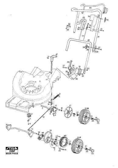 Picture of Wheel Suspension (Aluminium-Wheels) Handlebar