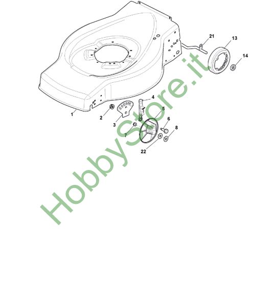 Picture of Chassis E Regolazione Altezza di Taglio
