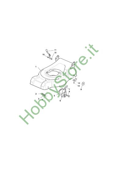 Picture of Chassis E Regolazione Altezza di Taglio