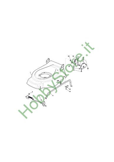 Picture of Chassis E Regolazione Altezza di Taglio