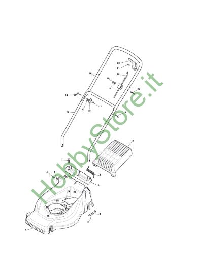 Picture of Chassis e Manico Parte Superiore