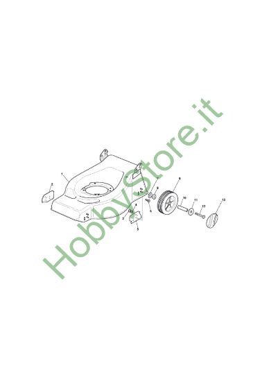 Picture of Chassis, Regolazione Altezza e Coprimozzi