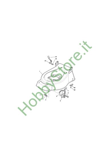 Picture of Chassis E Regolazione Altezza di Taglio