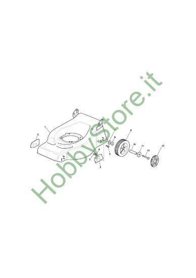 Picture of Chassis, Regolazione Altezza e Coprimozzi