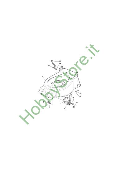 Picture of Chassis E Regolazione Altezza di Taglio