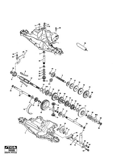 Picture of Tecumseh Peerless Transaxle 915-011C, 915-011D