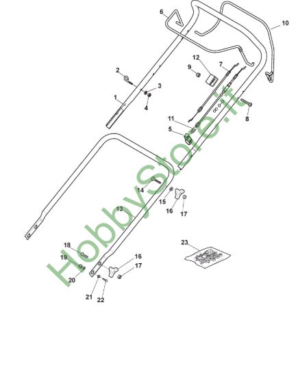 Picture of Manico, Parte Superiore con Manopole