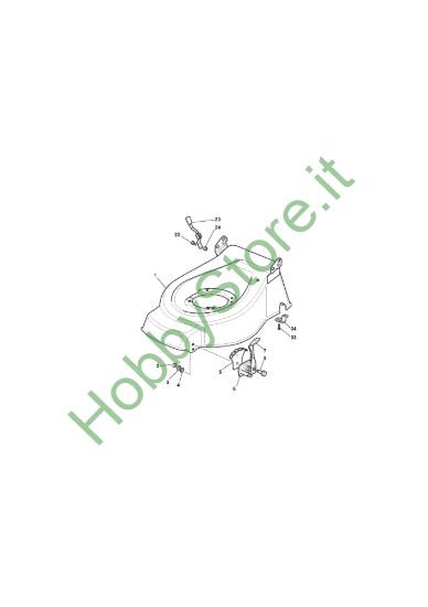 Picture of Chassis E Regolazione Altezza di Taglio