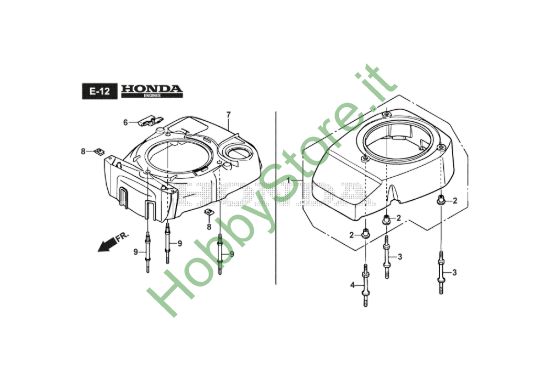 Picture of Convogliatore Ventola Motore - GCV190A S4 LE SD