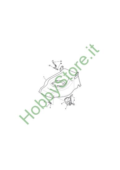 Picture of Chassis E Regolazione Altezza di Taglio