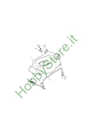 Picture of Chassis E Regolazione Altezza di Taglio