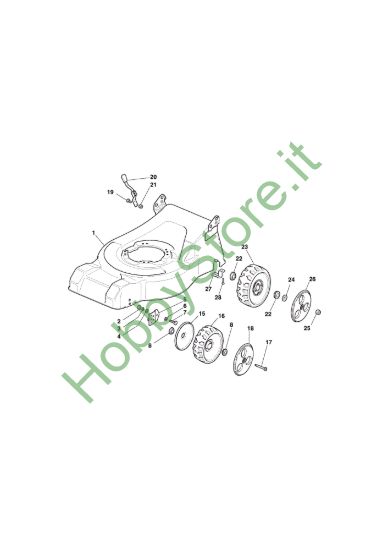 Picture of Chassis, Regolazione Altezza e Coprimozzi
