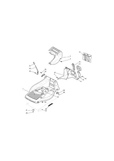 Picture of Chassis E Regolazione Altezza di Taglio