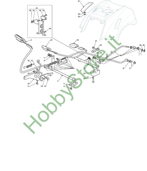Picture of Comando Freno E Comando Cambio - Hydrogear