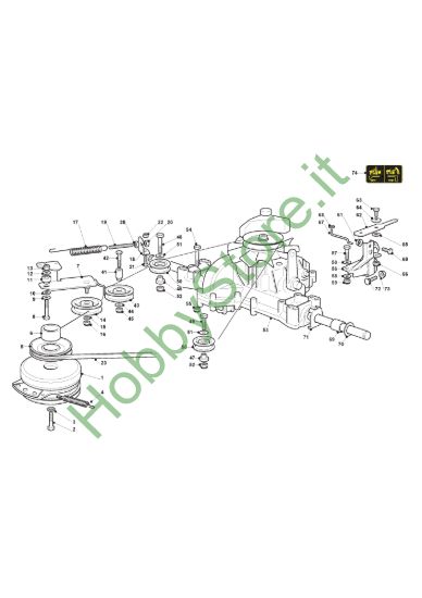 Picture of Gruppo Trasmissione Tuff Torq con Frizione Elettromagnetica