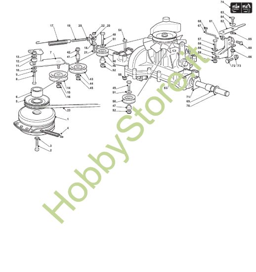 Picture of Gruppo Trasmissione Hydrogear con Frizione Elettromagnetica