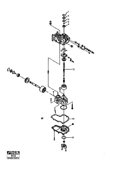 Picture of Hydro-Gear Hydrostatic Transm. Bdr-302