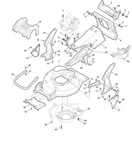 Picture of Chassis E Regolazione Altezza di Taglio