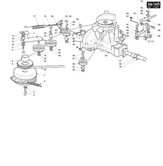 Picture of Gruppo Trasmissione Tuff Torq con Frizione Elettromagnetica