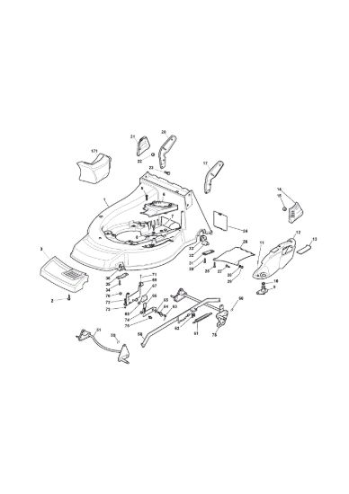 Picture of Chassis E Regolazione Altezza di Taglio