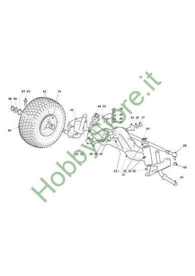 Picture of Asse Frontale - 2WD