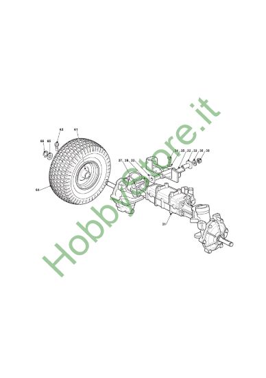 Picture of Asse Frontale - 4WD