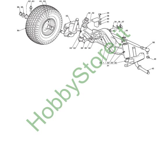 Picture of Asse Frontale - 2WD