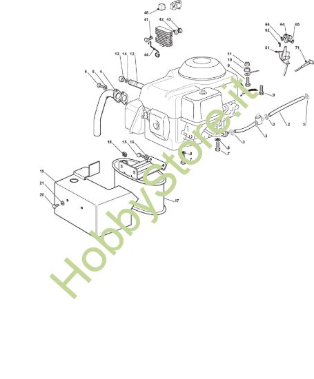 Picture of Motore - Honda GXV 390