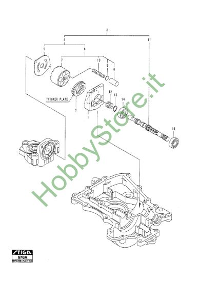 Picture of Kanzaki Transaxle K-55B Motor Shaft