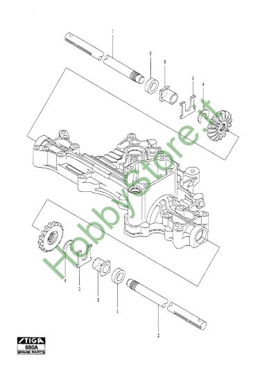 Picture of Kanzaki Transaxle K-55B Axle Shaft