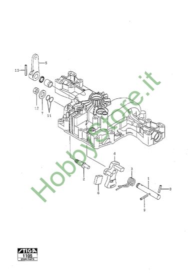 Picture of Kanzaki Transaxle K46G Control Shaft